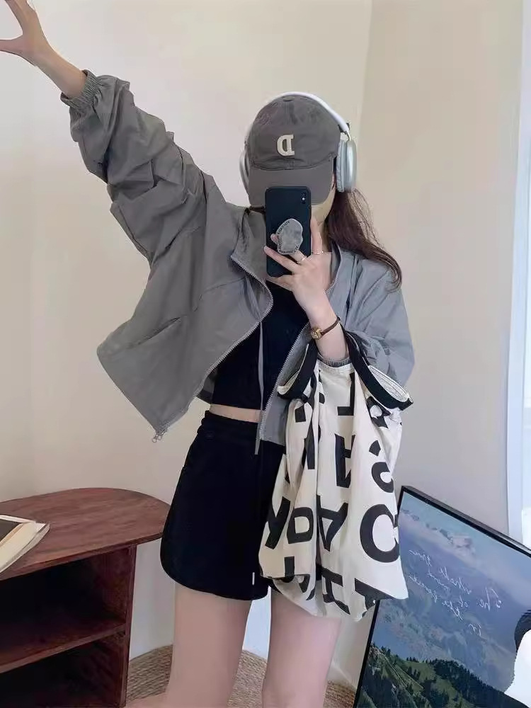 Sun-protective Clothing Women's Summer Thin Coat 2024 New Arrival Short Loose Casual All-match Sun-protective Clothing Top