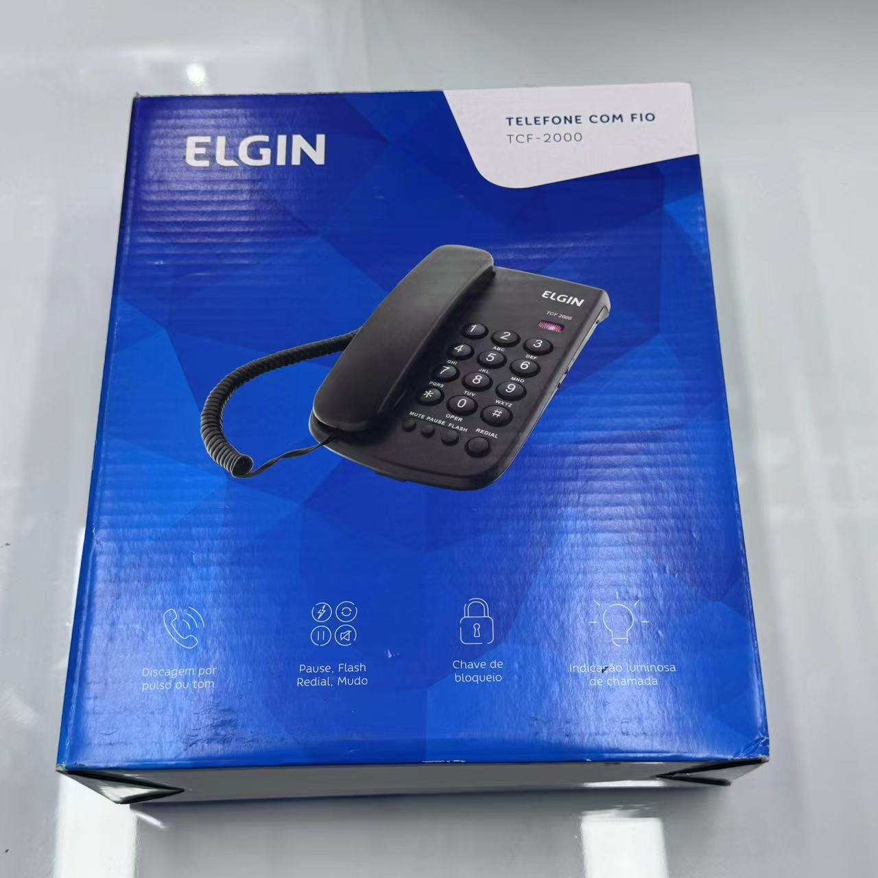 Fixed telephone English landline desk Wall dual-use redial business office home room manufacturer in stock foreign trade cross-border