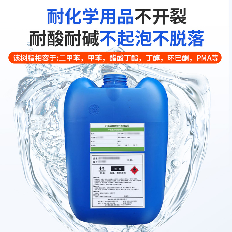 Spot Sj-804 Resistant 800 ℃ High Temperature Resin Silicone Epoxy Modified Acrylic Resin Factory Direct