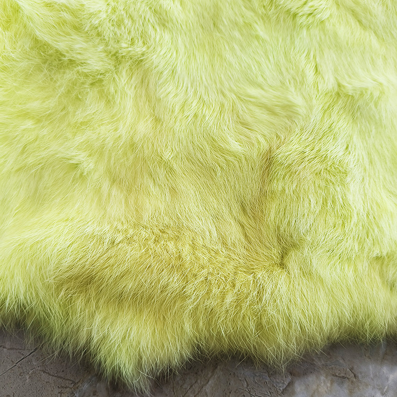 Color Rabbit Fur Edge Strip Clothing Accessories Handmade DIY Accessories Lion Hat Accessories Real Rabbit Fur