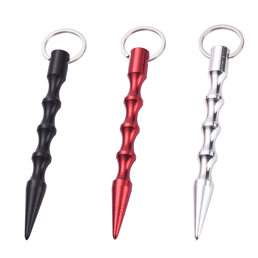 Outdoor Self-Defense Aluminum Alloy Cool Stick, Anti-Wolf Weapon, Non-Retractable Window-Breaking Escape Stick, Multiple Colors Available