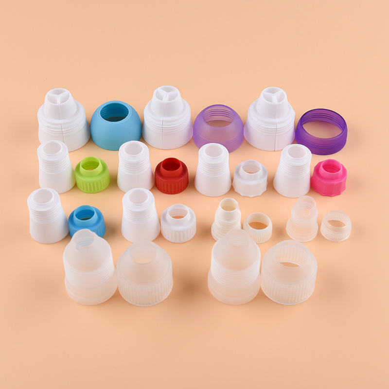 Factory spot small large three-color pp plastic converter conversion head cake cream mouth decorating mouth converter