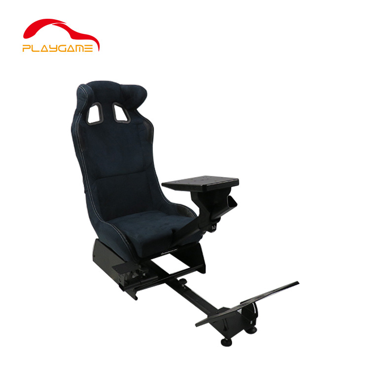 New Black Folding Racing Car Driving Game Transforming Racing Cockpit Simulator Logitech