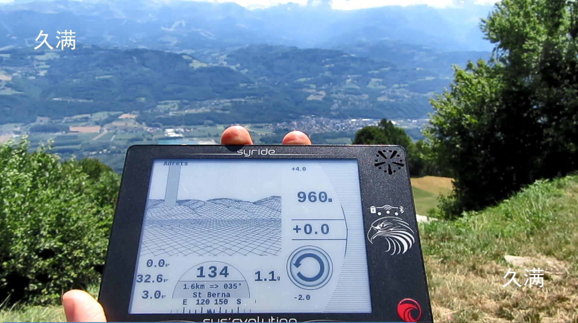 Paraglider Delta Wing Aircraft Glide Altimeter Computer Chinese Syride Paraglider Height Movement