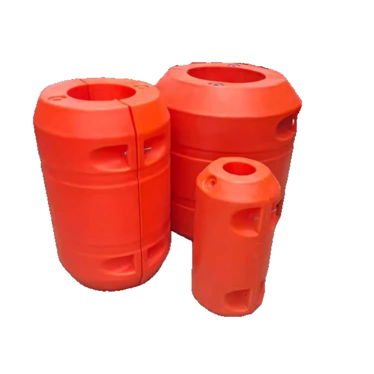 Supply of Underwater Garbage Management with Steel Wire Mesh Floating Pontoon, Plastic Floating Pontoon 800*1000, Inner Diameter 110mm