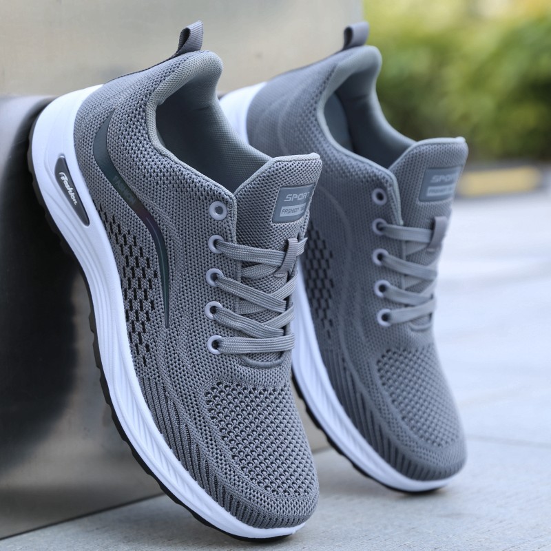 Летние кроссовки для мужчин мягкая подошва легкие дышащие противоскользящие обувь для пожилых и средних мужчин