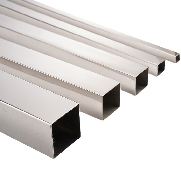Foshan square stainless steel pipe factory direct supply 201 stainless steel square decorative pipe spot wholesale