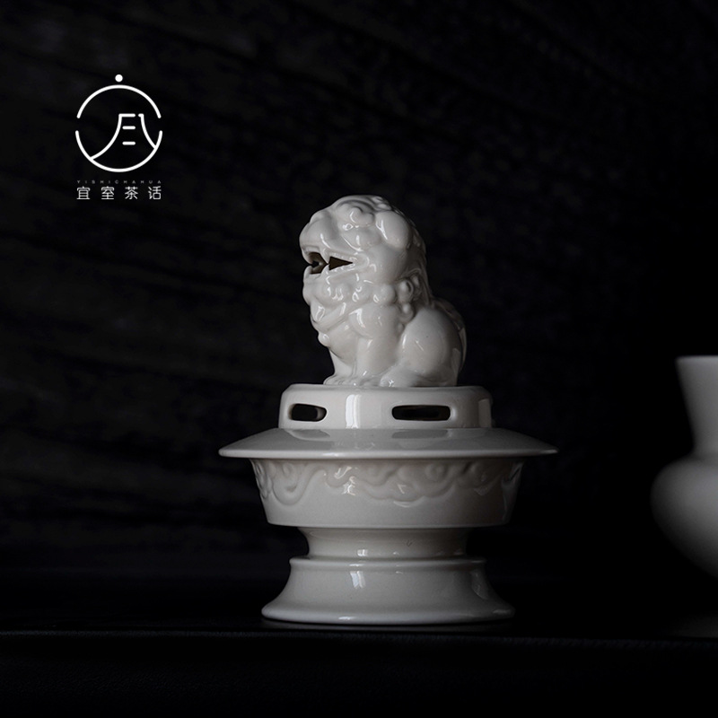 Чайные слова из трав и древесной золы, керамическая печь для благовоний, китайский дзен, печь для сандалового дерева