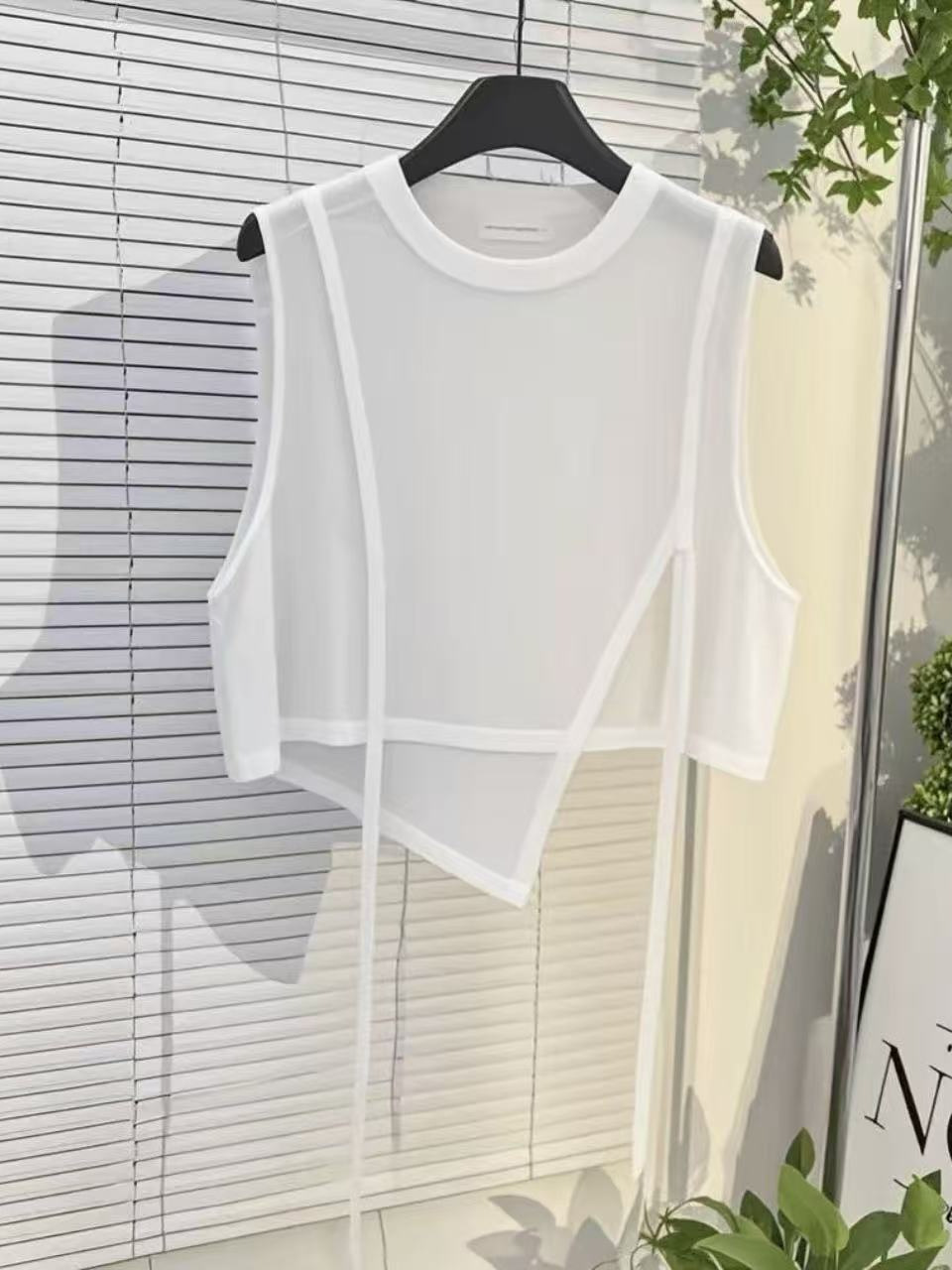 Футболка без рукавов для йоги с спортивным жилетом, фитнес-верхняя одежда, модные топы для женщин