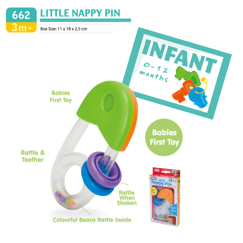 Baby Hand Rattle Toy Can Bite 0-1 Year Old Baby Educational Grasping Training 3-6 Months Toddler Soothing Processing