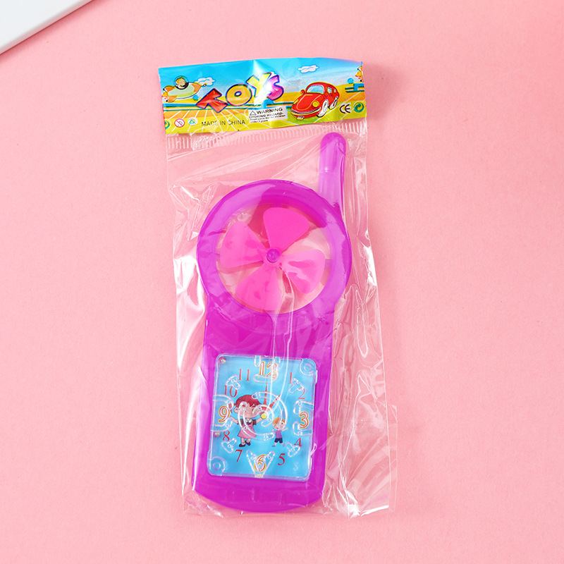 New mobile phone windmill plastic children's toys educational toys kindergarten small gifts fun toys toys wholesale