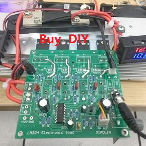 Electronic Load Test Board Kit Constant Current Discharge Aging Power 150W 15V Within 10A / 60V 2.5A
