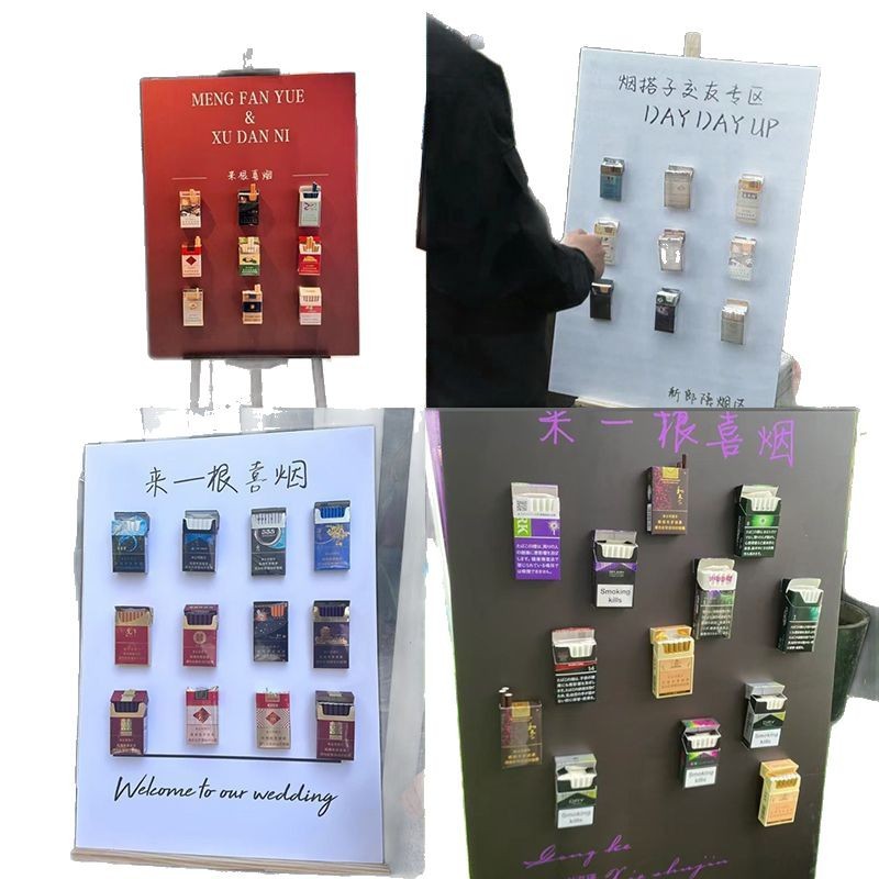 Smoke partner welcome brand hotel wedding a board lead engagement background wall KT smoke banquet smoke little red book