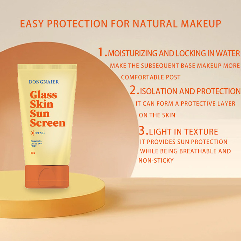 Cross-border Moisturizing Sunscreen for Brightening Skin Color UV Protection Facial Protection Sunscreen Isolation Protection Cream