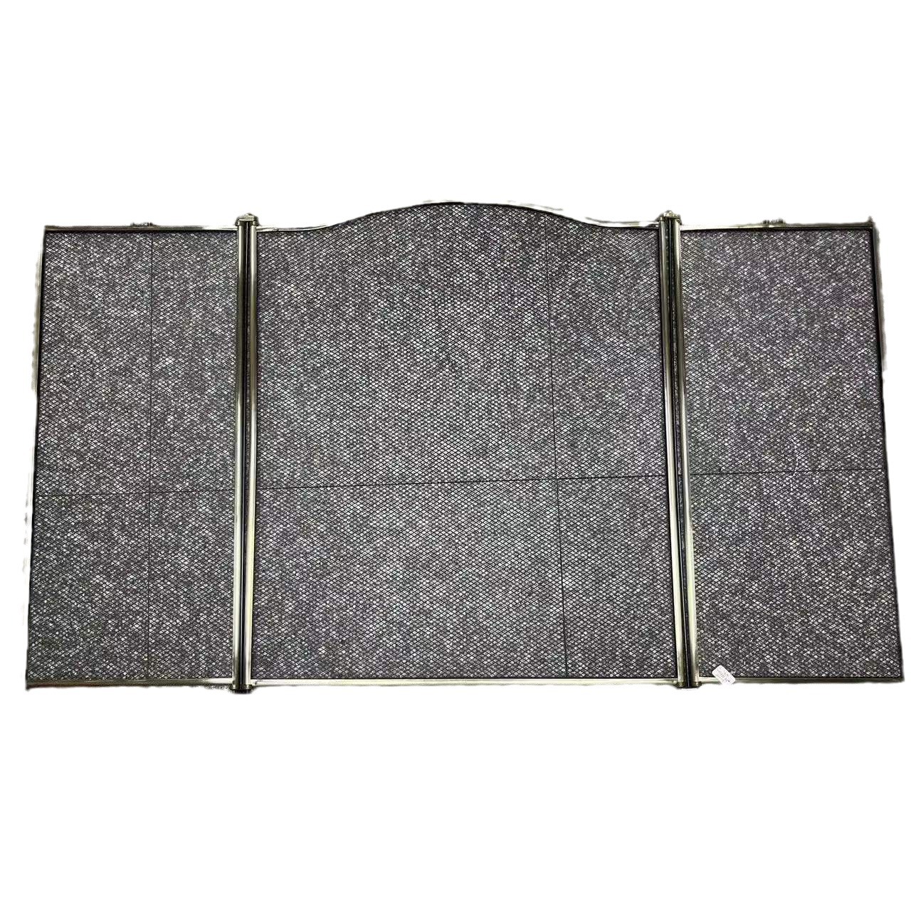 European Iron Foldableing Vertical Fireplace Cover Screen Anti-Scalding Isolation Net Metal Fireplace Guardrail Partition Retro