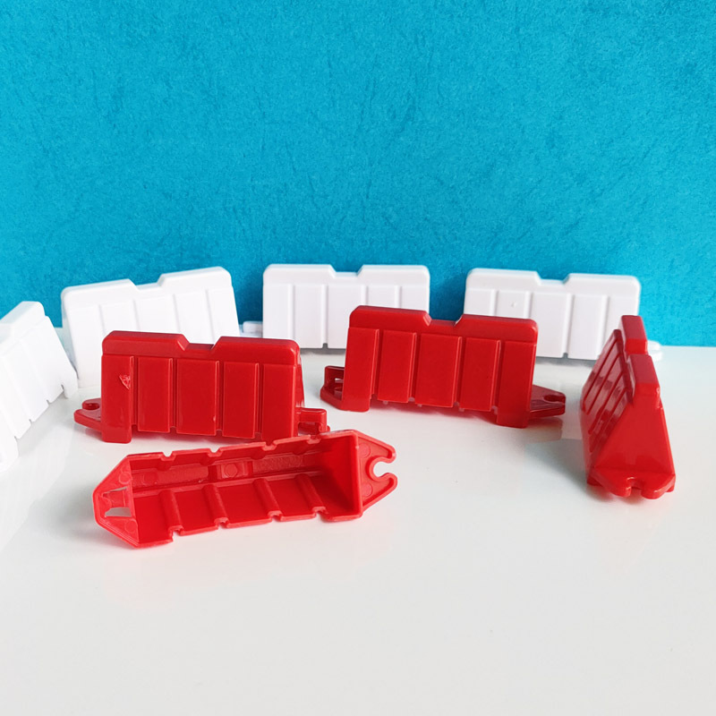 Toy Road Signs Roadblock Accessories Plastic Street Lamp Single Accessories Car Scene Roadblock Ornaments Wholesale