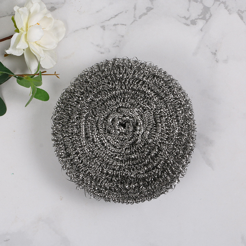 Factory large independent packaging 410 cleaning ball steel ball brush bowl artifact pot brush kitchen cleaning ball steel ball