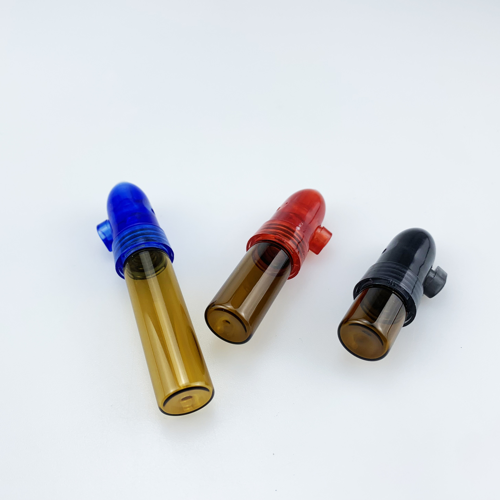 Wholesale portable 82mm snuff bottle storage tank sealed waterproof glass bottle medicine box storage bottle cross-border supply