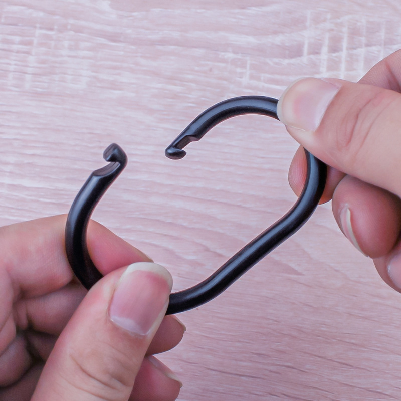 Curtain Hook Living Buckle Bathroom Telescopic Rod Accessories Bed Curtain Door Curtain Shower Curtain Hook C- Ring Open Ring