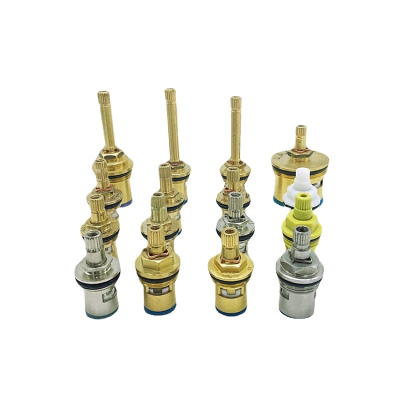 Single Cold Valve Core, Various Thickened Specifications with Retaining Ring, Copper Valve Core Body, Ceramic Disc, Commonly Used Angle Valve for Faucets, Concealed Valve
