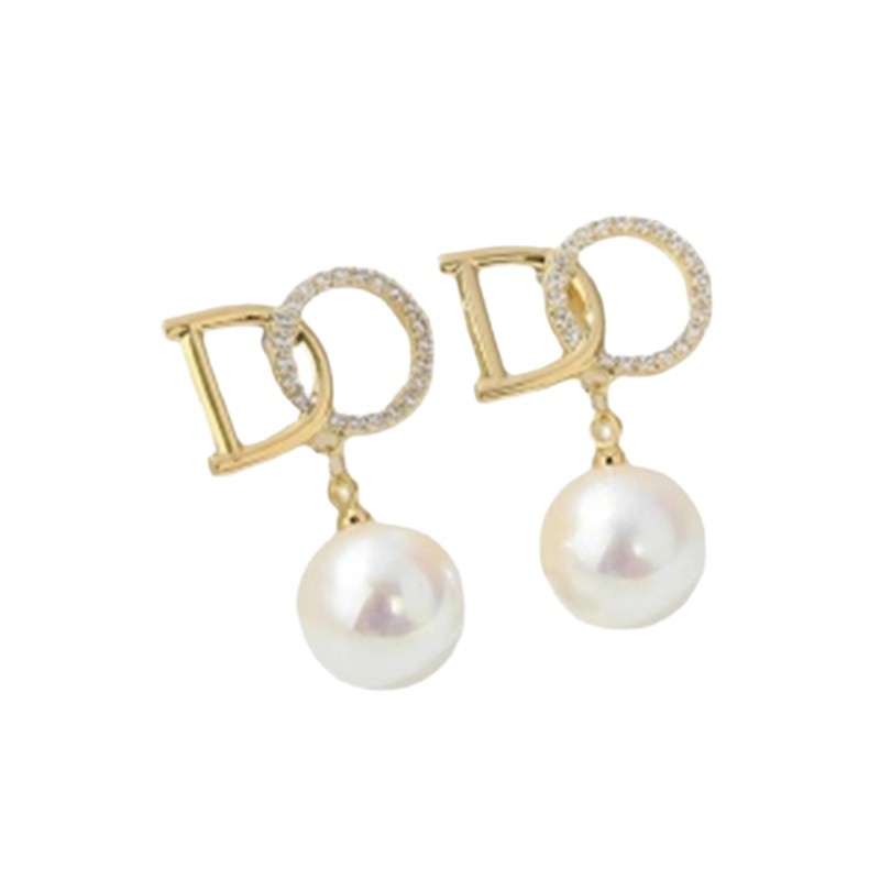 S925 Silver Needle Korean Style Pearl Earrings Simple Stylish Niche Elegant Earrings Women's High-End New Earrings Wholesale