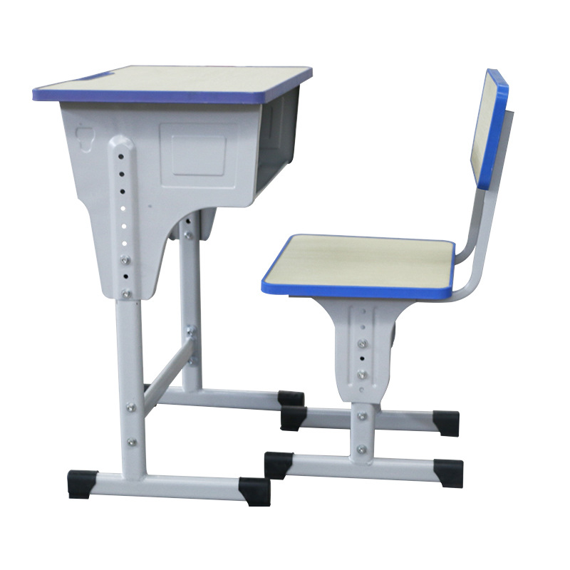 Primary and Secondary School Students' Class Seats Training School Desks and Chairs Tutoring Class Study Table and Chair Combination Set