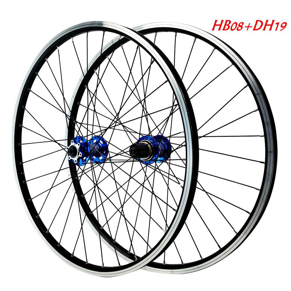 Bike wheel mountain wheel set 26/27.5/29 inch disc V brake Front 2 rear 4 Peilin bearing 12 speed quick release