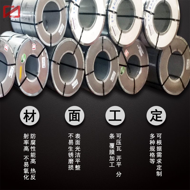 Dx51D S280Gd+Zf Coated Passivated Aluminized Zinc Coil Construction Metal Roof 0.5mm Thick Aluminized Zinc Plate