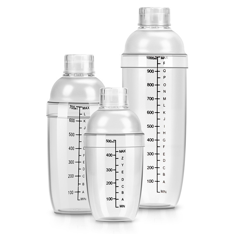 Cross-Border Exclusive for Single-Scale Shaker Cup, Hand-Cranked Milk Tea Shop Special Tool Pot, Milk Tea Making Double-Scale Shaker Cup