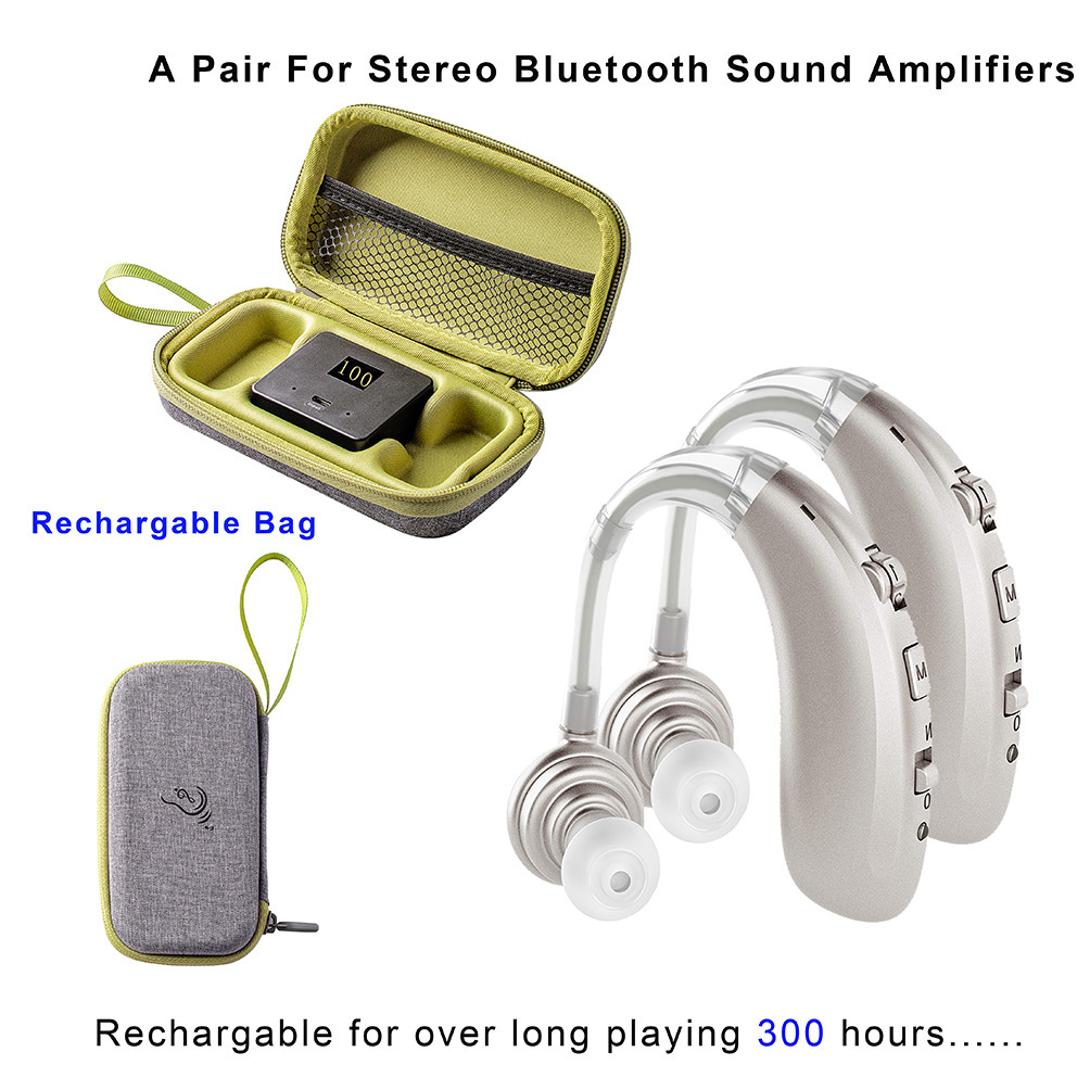 New Bag Hearing Aid Charging Without Bluetooth Sound Amplifier Hearing Aid Headset for the Elderly English Version