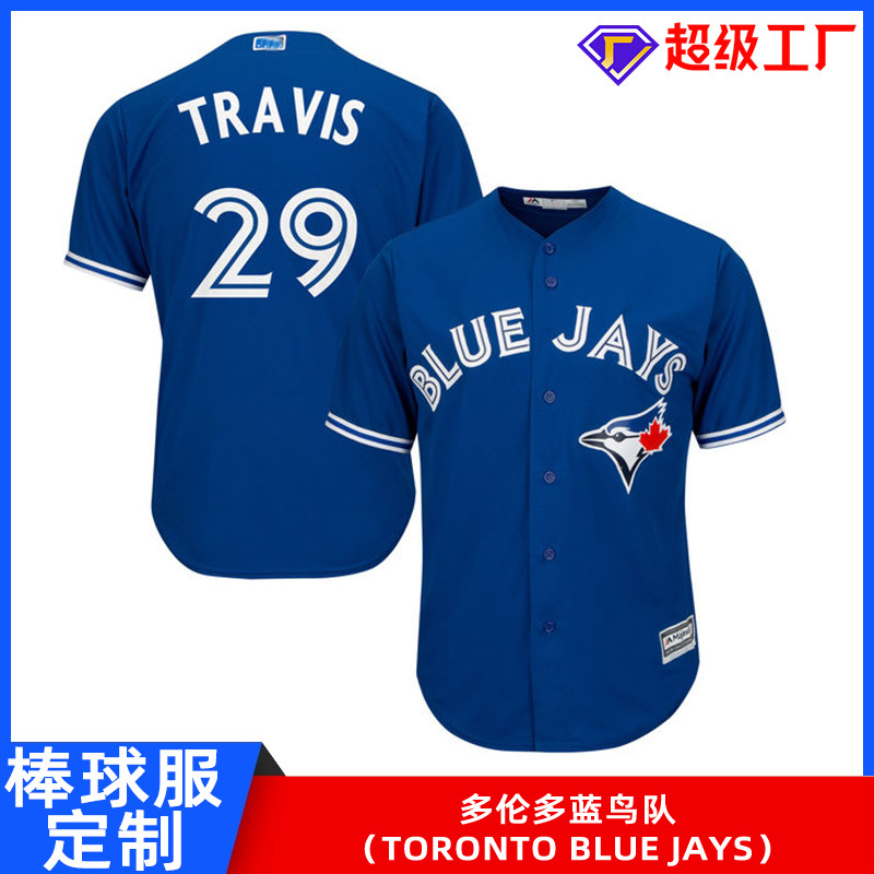 Профессиональные бейсбольные униформы, униформы для софтбола, индивидуальные бейсбольные футболки американских игр, Торонто Блю Джейс