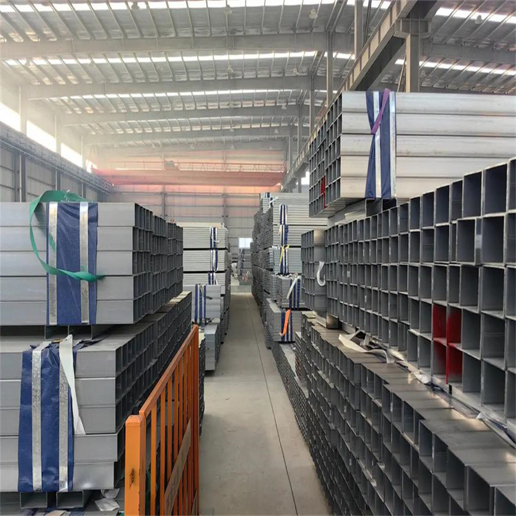 Spot Supply of Zinc-Aluminum-Magnesium Square Tube Rectangular Tube Square Hollow 40*80 Material S350 Thick Wall Galvanized