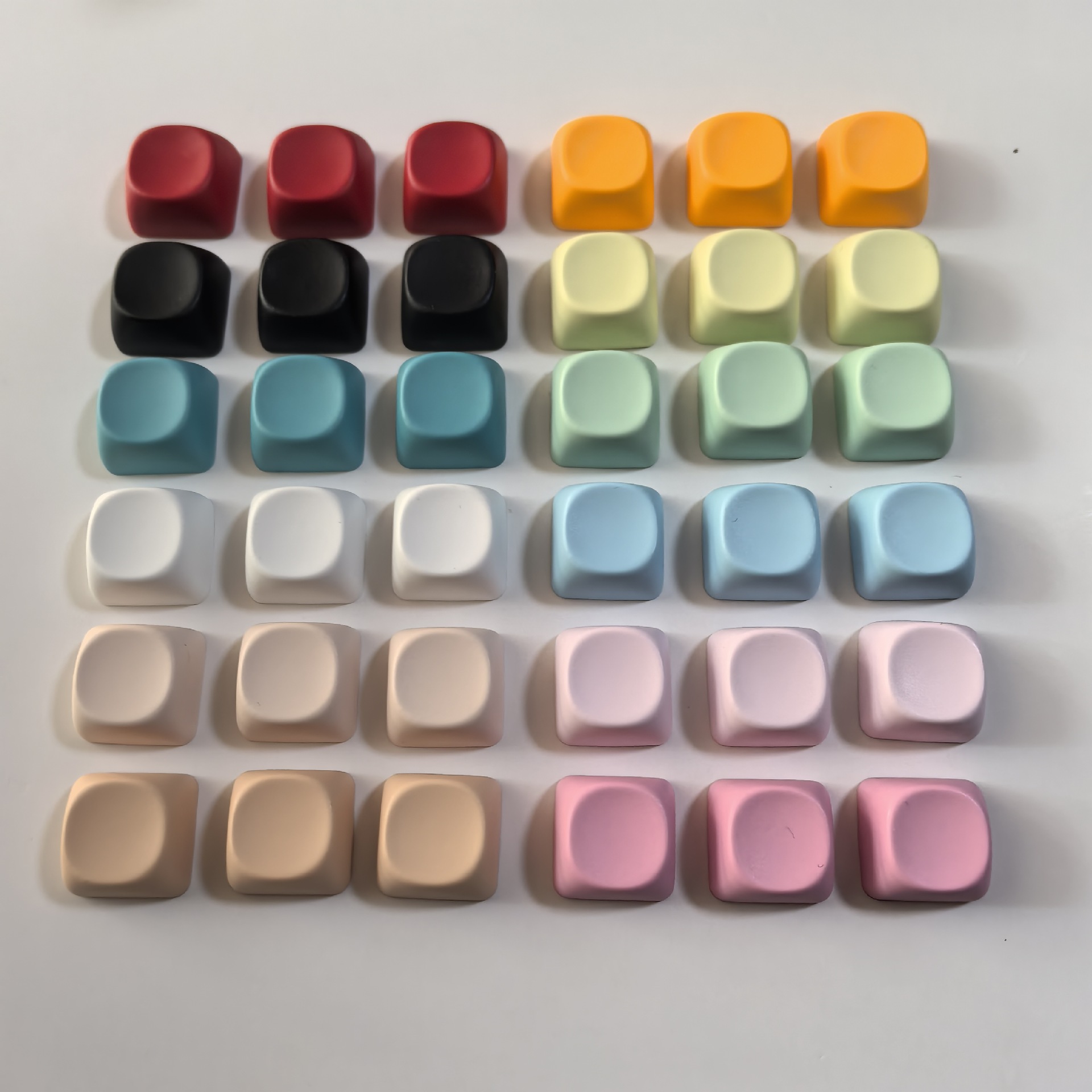 Multi-Color Keycaps Moa Height Pbt Material Cross Replacement Key Customized Keycaps Customized