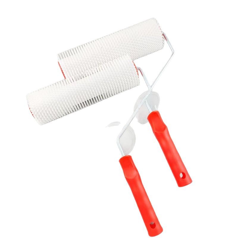 Epoxy floor paint with needle punched cement bubble roller deflation roller brush self-leveling defoaming roller brush 9 inches