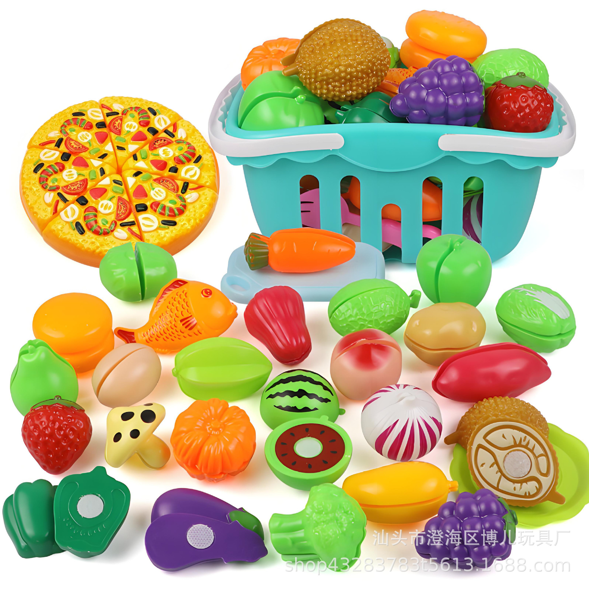 Factory wholesale bulk cut fun toys cut fruit and vegetable skin girls children play house toys educational kitchenware