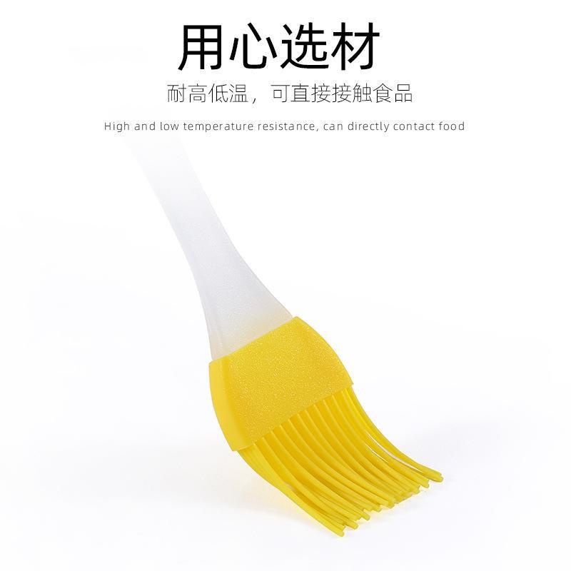 Zibo barbecue factory high temperature resistant kitchen silicone brush oil brush food barbecue brush baking seasonings brush trumpet