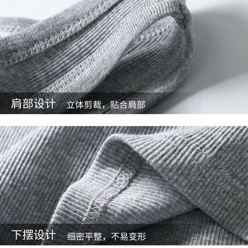 Men's vest I-shaped vest fitness stretch vest adult male sweat-absorbent cotton coarse thread sports 2x2