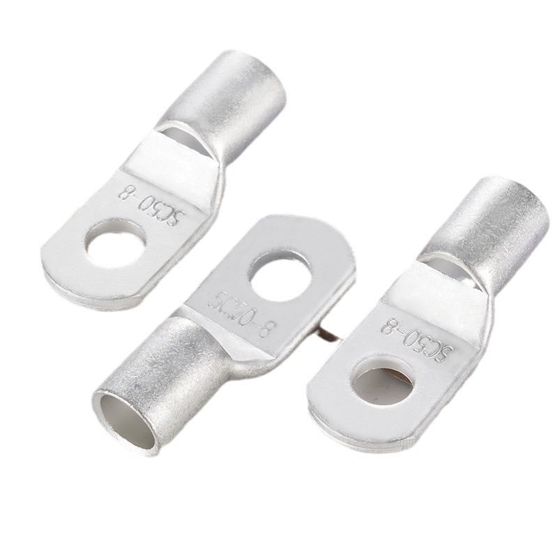 Pure Copper Thickened Tin-Plated Sc Crimp Terminals Teflon Energy Storage Power Supply Electrical Crimping Cold-Pressed Terminals