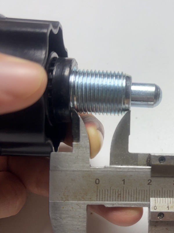 M18x22mm gantry exercise bike equipment latch adjust position pull pin reset latch plum blossom handle latch piece