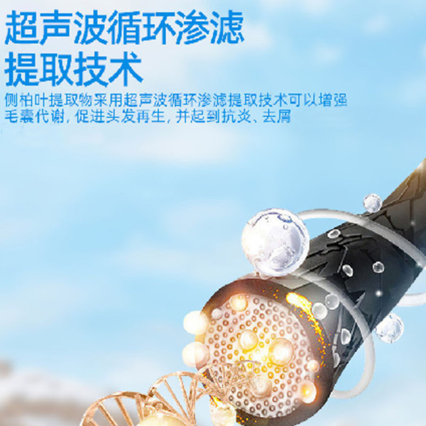 Dual-Chamber Dual-Tube Shampoo with Double-Extract Formula for Scalp Care, Men's Internal and External Use, One-Pump Multi-Material, Oil Control, and Anti-Hair Loss