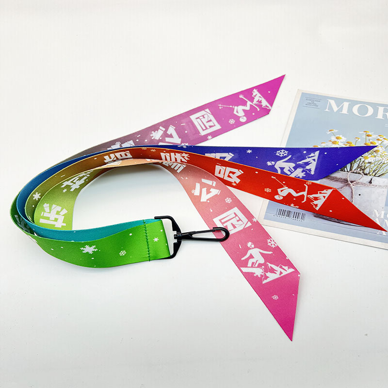 Ski Colorful Streamers Customized Logo Personalized Copywriting Decorative Ribbon Ski Pendant Helmet Decorative Belt