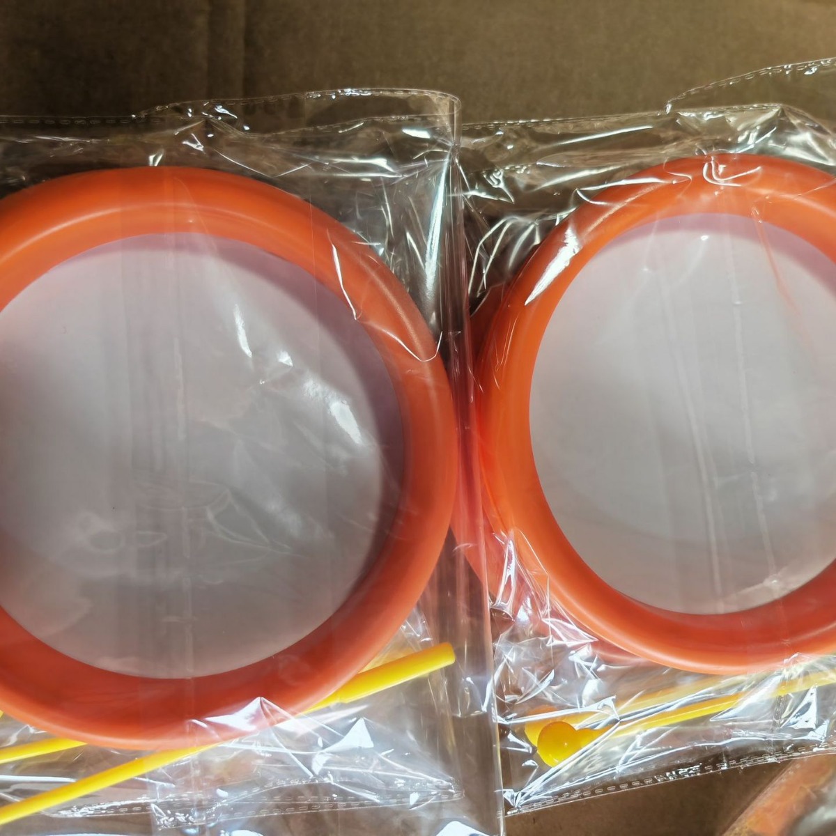 20CM Plastic Tambourine Kindergarten Children's Percussion with Mallet Tambourine Dance Teaching Aware Orff Early Education Musical Instruments