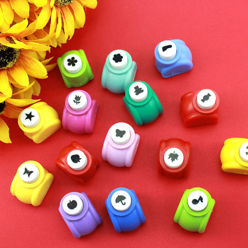 Kindergarten Children's Embosser Flower Maker DIY Handmade Cutting Decorative Embossing Simple Hand Account Tool