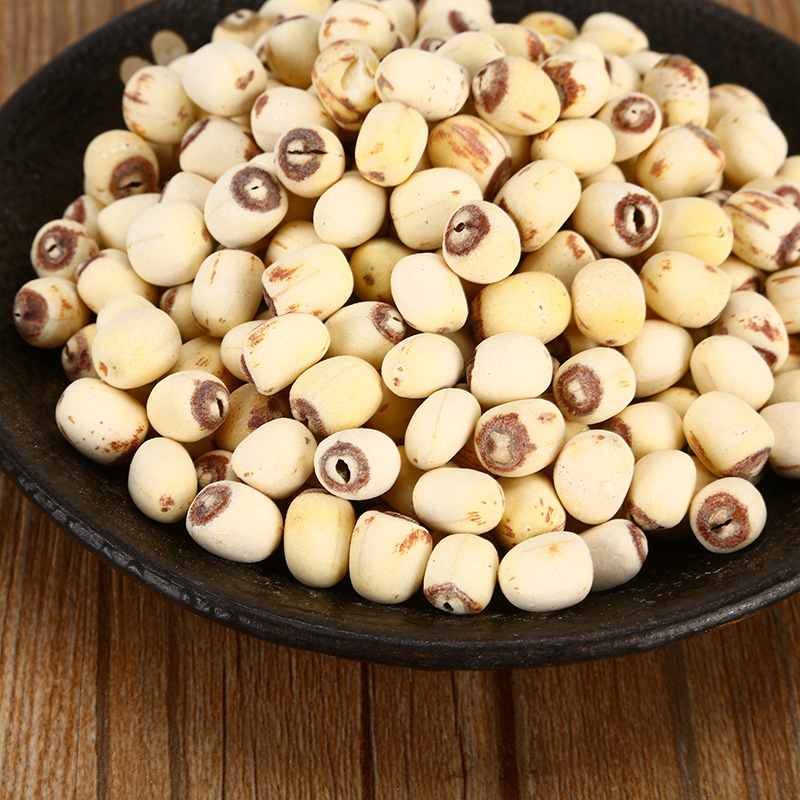 Small lotus seed with core white lotus 500g bulk white lotus seed wholesale dermabrasion sulfur-free dry goods origin wholesale postage
