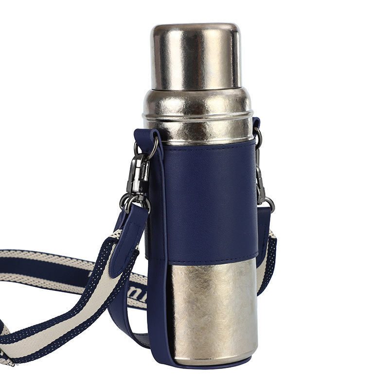 Yongkang Manufacturer Douyin Dropshipping Titanium Cup Outdoor Strap Large Capacity Pure Titanium Insulated Cup Direct Drinking Stewed Water Cup Wholesale