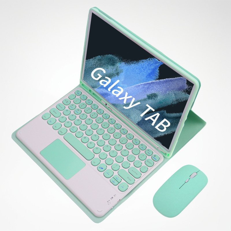 For Samsung s9 A9 tablet protective cover touch bluetooth keyboard and mouse set Galaxys6 P610 A8
