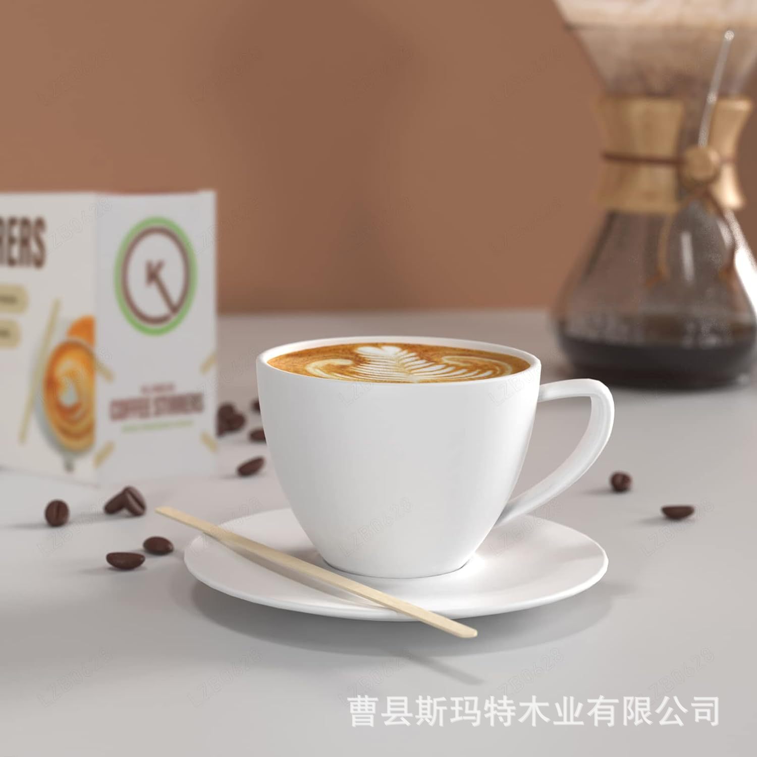 Wooden Coffee Stick Disposable Milk Honey Stirring Stick Beverage Stirring Sauce Stirring Stick