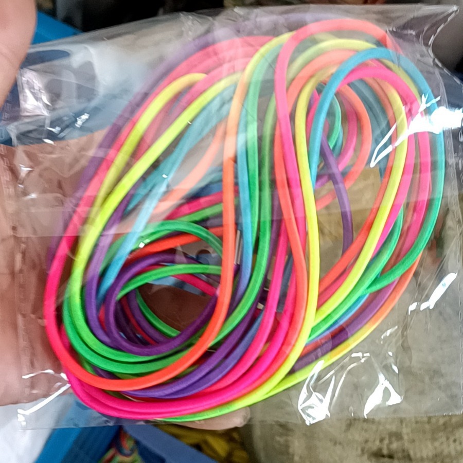 Nostalgic Children's Rubber Band Jumping for Primary School Students High Elastic Durable Old-fashioned Rubber Band Toy Rope Jumping Rubber Band