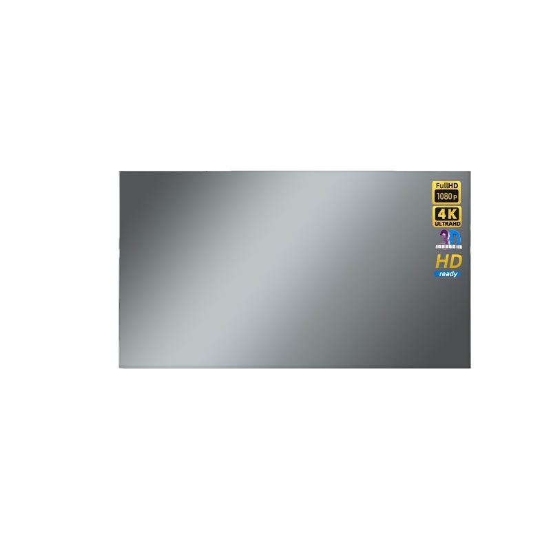 Simple folding metal anti-light projection screen 100 120-inch reflective brightening household 4K HD film screen