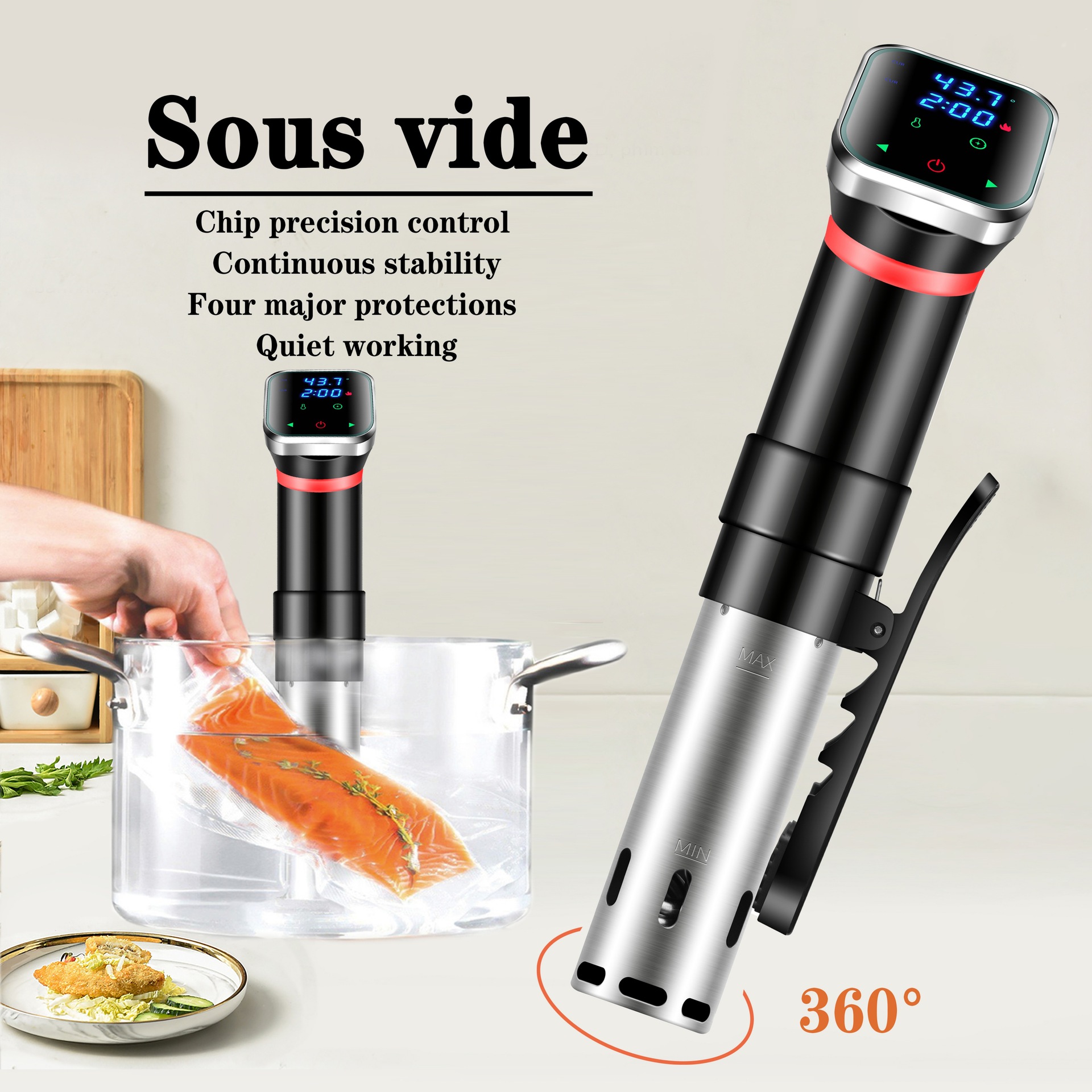 Sous Vide Machine Precision Cooker low temperature slow cooking Machine thawer vacuum steak Machine